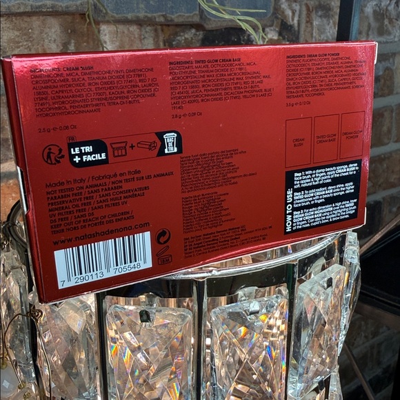 NATASHA DENONA ~ BERRY POP CHEEK TRIO BLUSH & HIGHLIGHTER PALETTE Cream & Powder - Picture 14 of 14